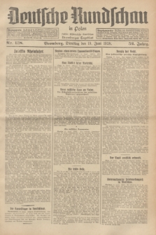 Deutsche Rundschau in Polen : früher Ostdeutsche Rundschau, Bromberger Tageblatt. Jg.52, Nr. 138 (19 Juni 1928) + dod.