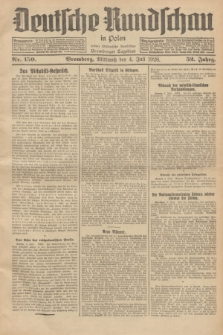 Deutsche Rundschau in Polen : früher Ostdeutsche Rundschau, Bromberger Tageblatt. Jg.52, Nr. 150 (4 Juli 1928) + dod.