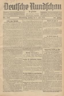 Deutsche Rundschau in Polen : früher Ostdeutsche Rundschau, Bromberger Tageblatt. Jg.52, Nr. 152 (6 Juli 1928) + dod.