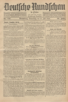 Deutsche Rundschau in Polen : früher Ostdeutsche Rundschau, Bromberger Tageblatt. Jg.52, Nr. 157 (12 Juli 1928) + dod.