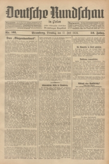 Deutsche Rundschau in Polen : früher Ostdeutsche Rundschau, Bromberger Tageblatt. Jg.52, Nr. 161 (17 Juli 1928) + dod.