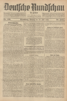 Deutsche Rundschau in Polen : früher Ostdeutsche Rundschau, Bromberger Tageblatt. Jg.52, Nr. 166 (22 Juli 1928) + dod.