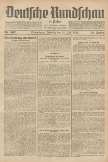 Deutsche Rundschau in Polen : früher Ostdeutsche Rundschau, Bromberger Tageblatt. Jg.52, Nr. 167 (24 Juli 1928) + dod.