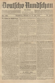 Deutsche Rundschau in Polen : früher Ostdeutsche Rundschau, Bromberger Tageblatt. Jg.52, Nr. 168 (25 Juli 1928) + dod.