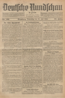 Deutsche Rundschau in Polen : früher Ostdeutsche Rundschau, Bromberger Tageblatt. Jg.52, Nr. 169 (26 Juli 1928) + dod.