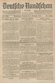 Deutsche Rundschau in Polen : früher Ostdeutsche Rundschau, Bromberger Tageblatt. Jg.52, Nr. 200 (1 September 1928) + dod.