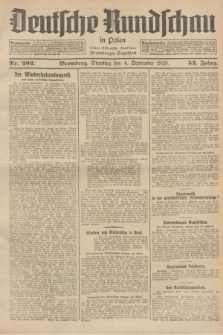 Deutsche Rundschau in Polen : früher Ostdeutsche Rundschau, Bromberger Tageblatt. Jg.52, Nr. 202 (4 September 1928) + dod.