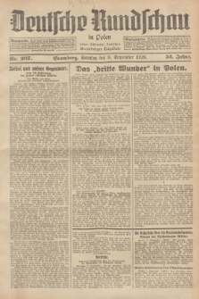 Deutsche Rundschau in Polen : früher Ostdeutsche Rundschau, Bromberger Tageblatt. Jg.52, Nr. 207 (9 September 1928) + dod.
