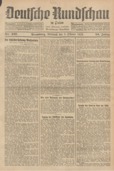 Deutsche Rundschau in Polen : früher Ostdeutsche Rundschau, Bromberger Tageblatt. Jg.52, Nr. 227 (3 Oktober 1928) + dod.