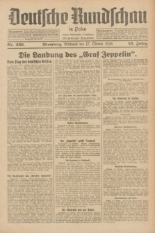 Deutsche Rundschau in Polen : früher Ostdeutsche Rundschau, Bromberger Tageblatt. Jg.52, Nr. 239 (17 Oktober 1928) + dod.