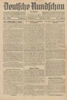 Deutsche Rundschau in Polen : früher Ostdeutsche Rundschau, Bromberger Tageblatt. Jg.52, Nr. 256 (7 November 1928) + dod.