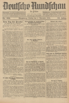 Deutsche Rundschau in Polen : früher Ostdeutsche Rundschau, Bromberger Tageblatt. Jg.52, Nr. 258 (9 November 1928) + dod.