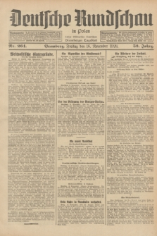 Deutsche Rundschau in Polen : früher Ostdeutsche Rundschau, Bromberger Tageblatt. Jg.52, Nr. 264 (16 November 1928) + dod.