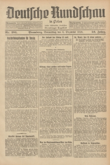 Deutsche Rundschau in Polen : früher Ostdeutsche Rundschau, Bromberger Tageblatt. Jg.52, Nr. 281 (6 Dezember 1928) + dod.