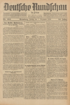 Deutsche Rundschau in Polen : früher Ostdeutsche Rundschau, Bromberger Tageblatt. Jg.52, Nr. 282 (7 Dezember 1928) + dod.