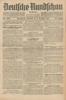 Deutsche Rundschau in Polen : früher Ostdeutsche Rundschau, Bromberger Tageblatt. Jg.52, Nr. 283 (8 Dezember 1928) + dod.
