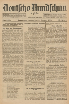 Deutsche Rundschau in Polen : früher Ostdeutsche Rundschau, Bromberger Tageblatt. Jg.52, Nr. 296 (25 Dezember 1928) + dod.