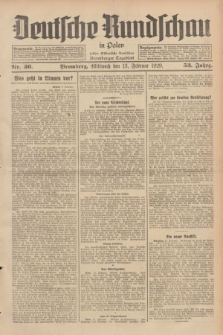Deutsche Rundschau in Polen : früher Ostdeutsche Rundschau, Bromberger Tageblatt. Jg.53, Nr. 36 (13 Februar 1929) + dod.
