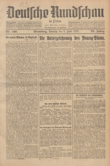 Deutsche Rundschau in Polen : früher Ostdeutsche Rundschau, Bromberger Tageblatt. Jg.53, Nr. 130 (9 Juni 1929) + dod.
