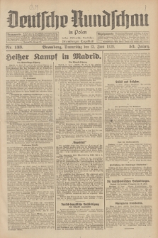 Deutsche Rundschau in Polen : früher Ostdeutsche Rundschau, Bromberger Tageblatt. Jg.53, Nr. 133 (13 Juni 1929) + dod.