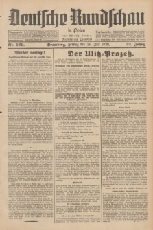 Deutsche Rundschau in Polen : früher Ostdeutsche Rundschau, Bromberger Tageblatt. Jg.53, Nr. 169 (26 Juli 1929) + dod.