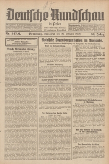 Deutsche Rundschau in Polen : früher Ostdeutsche Rundschau, Bromberger Tageblatt. Jg.53, Nr. 247 (26 Oktober 1929) + dod.