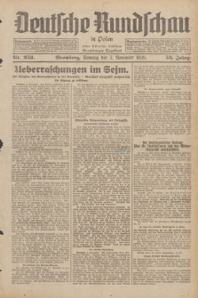 Deutsche Rundschau in Polen : früher Ostdeutsche Rundschau, Bromberger Tageblatt. Jg.53, Nr. 253 (3 November 1929) + dod.