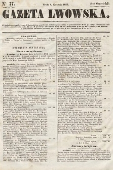 Gazeta Lwowska. 1853, nr 77