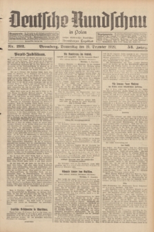 Deutsche Rundschau in Polen : früher Ostdeutsche Rundschau, Bromberger Tageblatt. Jg.53, Nr. 292 (19 Dezember 1929) + dod.