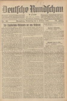 Deutsche Rundschau in Polen : früher Ostdeutsche Rundschau, Bromberger Tageblatt. Jg.54, Nr. 30 (6 Februar 1930) + dod.