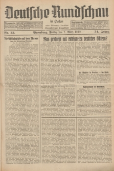 Deutsche Rundschau in Polen : früher Ostdeutsche Rundschau, Bromberger Tageblatt. Jg.54, Nr. 55 (7 März 1930) + dod.