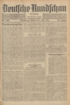 Deutsche Rundschau in Polen : früher Ostdeutsche Rundschau, Bromberger Tageblatt. Jg.54, Nr. 106 (9 Mai 1930) + dod.