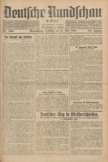 Deutsche Rundschau in Polen : früher Ostdeutsche Rundschau, Bromberger Tageblatt. Jg.54, Nr. 109 (13 Mai 1930) + dod.