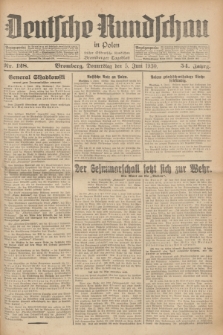 Deutsche Rundschau in Polen : früher Ostdeutsche Rundschau, Bromberger Tageblatt. Jg.54, Nr. 128 (5 Juni 1930) + dod.