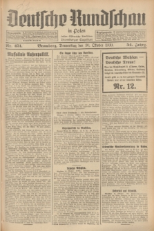 Deutsche Rundschau in Polen : früher Ostdeutsche Rundschau, Bromberger Tageblatt. Jg.54, Nr. 251 (30 Oktober 1930) + dod.