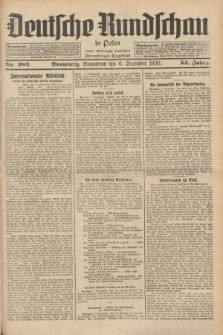 Deutsche Rundschau in Polen : früher Ostdeutsche Rundschau, Bromberger Tageblatt. Jg.54, Nr. 282 (6 Dezember 1930) + dod.