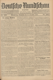 Deutsche Rundschau in Polen : früher Ostdeutsche Rundschau, Bromberger Tageblatt. Jg.54, Nr. 287 (13 Dezember 1930) + dod.