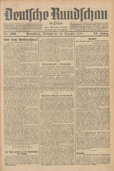 Deutsche Rundschau in Polen : früher Ostdeutsche Rundschau, Bromberger Tageblatt. Jg.54, Nr. 296 (24 Dezember 1930) + dod.