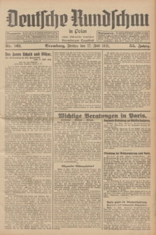 Deutsche Rundschau in Polen : früher Ostdeutsche Rundschau, Bromberger Tageblatt. Jg.55, Nr. 161 (17 Juli 1931) + dod.