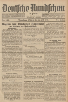 Deutsche Rundschau in Polen : früher Ostdeutsche Rundschau, Bromberger Tageblatt. Jg.55, Nr. 165 (22 Juli 1931) + dod.