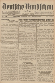 Deutsche Rundschau in Polen : früher Ostdeutsche Rundschau, Bromberger Tageblatt. Jg.55, Nr. 201 (3 September 1931) + dod.