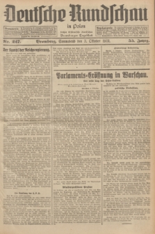Deutsche Rundschau in Polen : früher Ostdeutsche Rundschau, Bromberger Tageblatt. Jg.55, Nr. 227 (3 Oktober 1931) + dod.