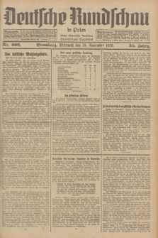 Deutsche Rundschau in Polen : früher Ostdeutsche Rundschau, Bromberger Tageblatt. Jg.55, Nr. 266 (18 November 1931) + dod.