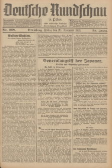 Deutsche Rundschau in Polen : früher Ostdeutsche Rundschau, Bromberger Tageblatt. Jg.55, Nr. 268 (20 November 1931) + dod.