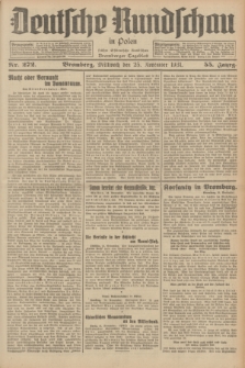 Deutsche Rundschau in Polen : früher Ostdeutsche Rundschau, Bromberger Tageblatt. Jg.55, Nr. 272 (25 November 1931) + dod.