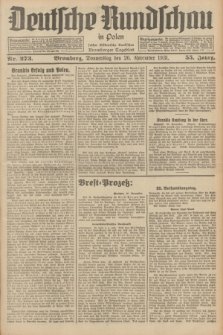 Deutsche Rundschau in Polen : früher Ostdeutsche Rundschau, Bromberger Tageblatt. Jg.55, Nr. 273 (26 November 1931) + dod.