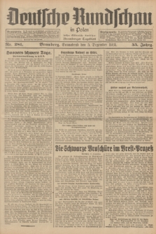 Deutsche Rundschau in Polen : früher Ostdeutsche Rundschau, Bromberger Tageblatt. Jg.55, Nr. 281 (5 Dezember 1931) + dod.