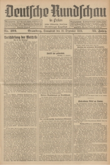 Deutsche Rundschau in Polen : früher Ostdeutsche Rundschau, Bromberger Tageblatt. Jg.55, Nr. 292 (19 Dezember 1931) + dod.