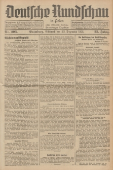 Deutsche Rundschau in Polen : früher Ostdeutsche Rundschau, Bromberger Tageblatt. Jg.55, Nr. 295 (23 Dezember 1931) + dod.