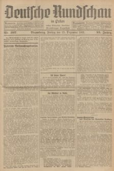 Deutsche Rundschau in Polen : früher Ostdeutsche Rundschau, Bromberger Tageblatt. Jg.55, Nr. 297 (25 Dezember 1931) + dod.